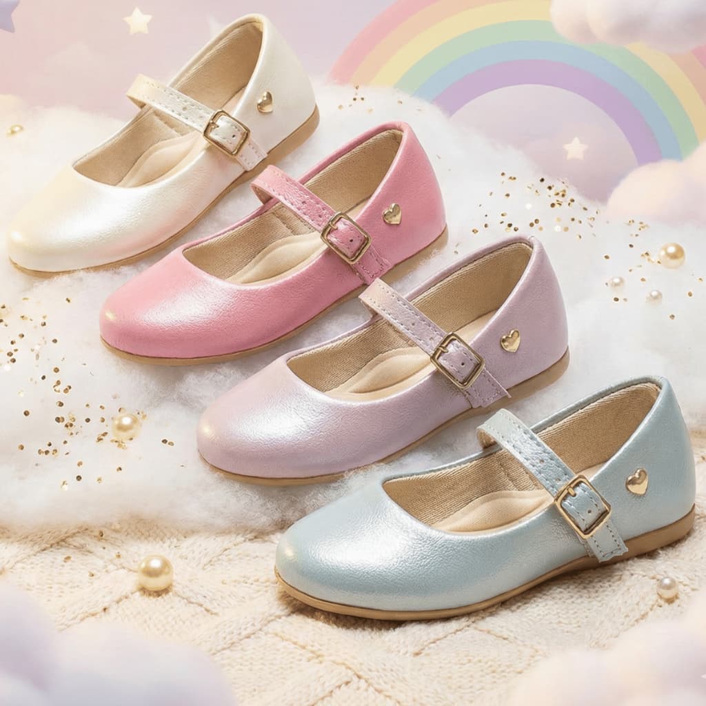 Sapatilha Infantil Feminina 8 Cores Diferentes Verão 20 ao 27 Casual Festa Batizado Casamento