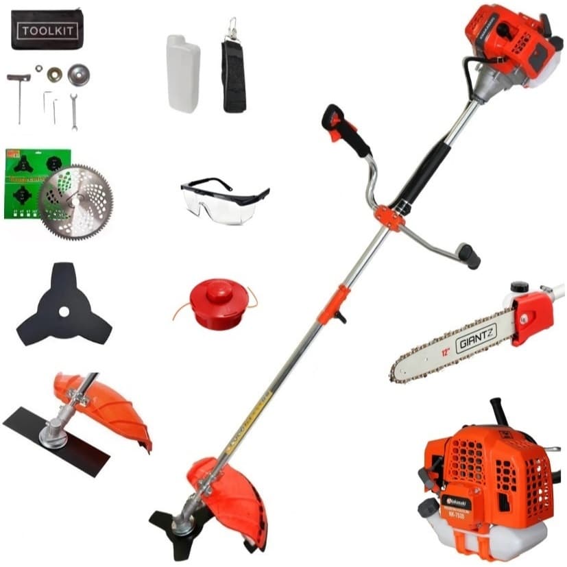 Roçadeira Profissional 75 Cilindradas Multifuncional  6x1 a Gasolina - 3.5 hp Motopoda 35cm