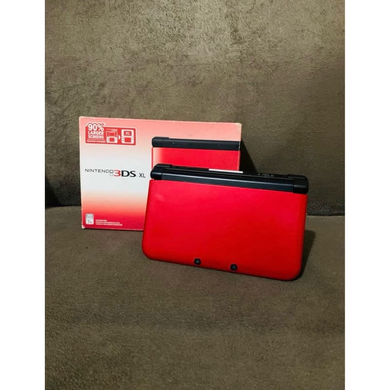 Nintendo 3DS XL vermelho desbloqueado perfeito
