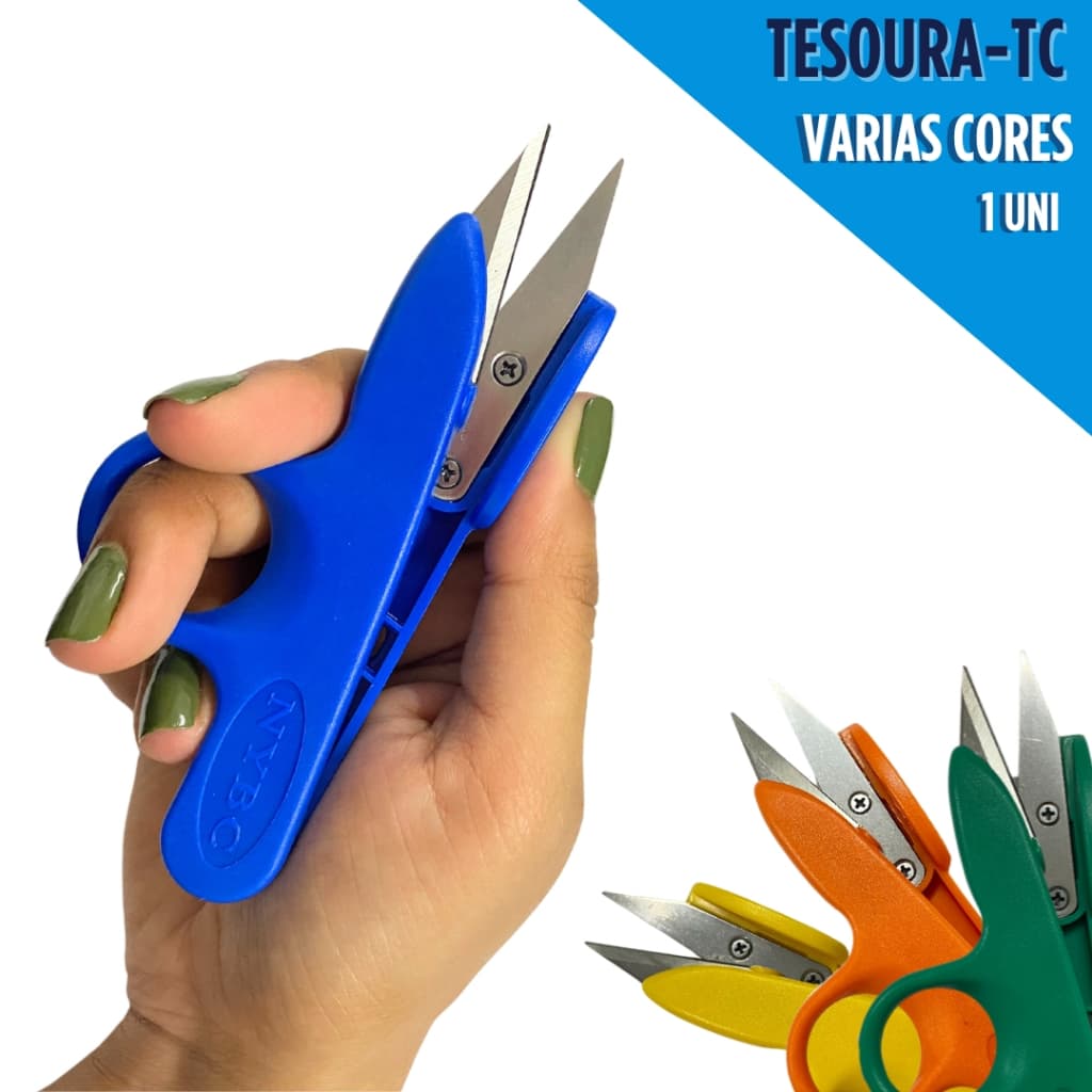 Tesoura de Arremate Profissional 12cm Para Costura Bordado Corte de Linha Artesanato DIY - NY