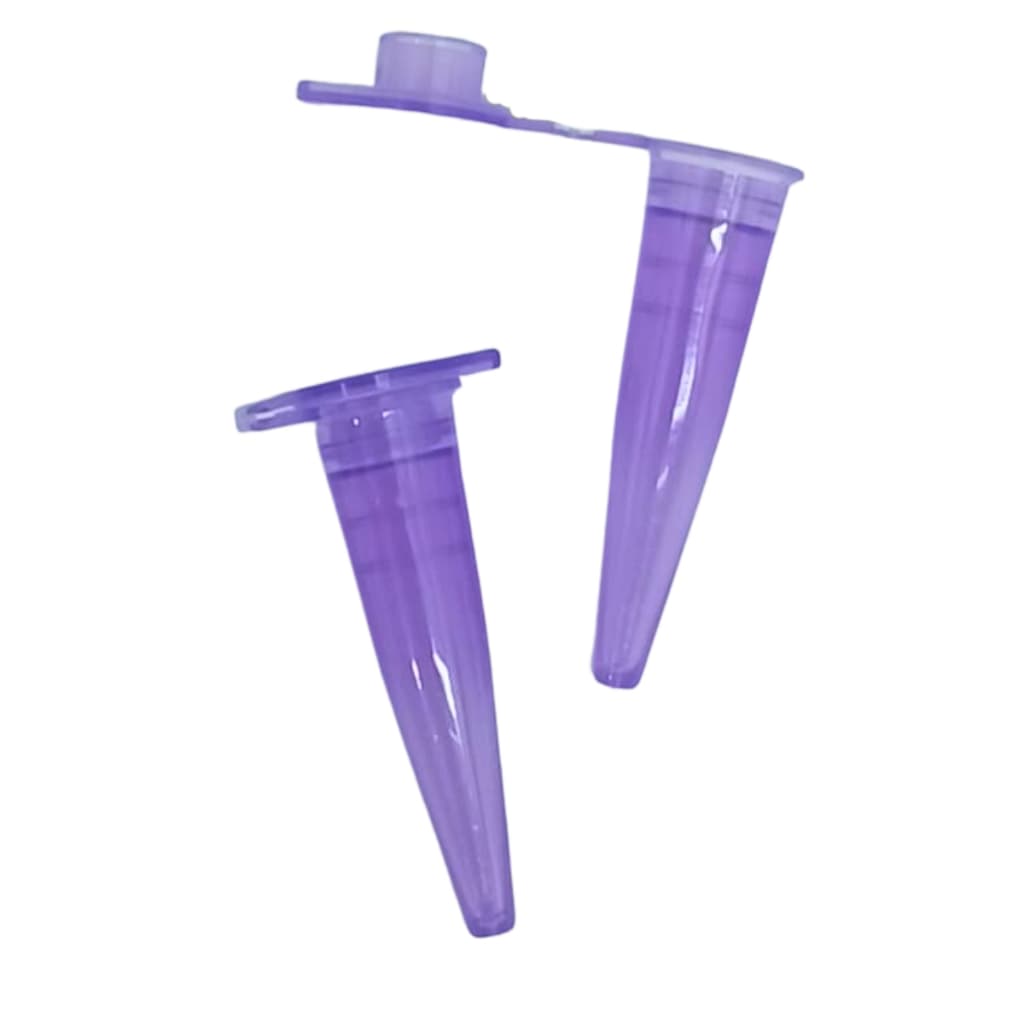 Microtubo Mini Flaconete 0,3ml Lilás C/1000 Unidades