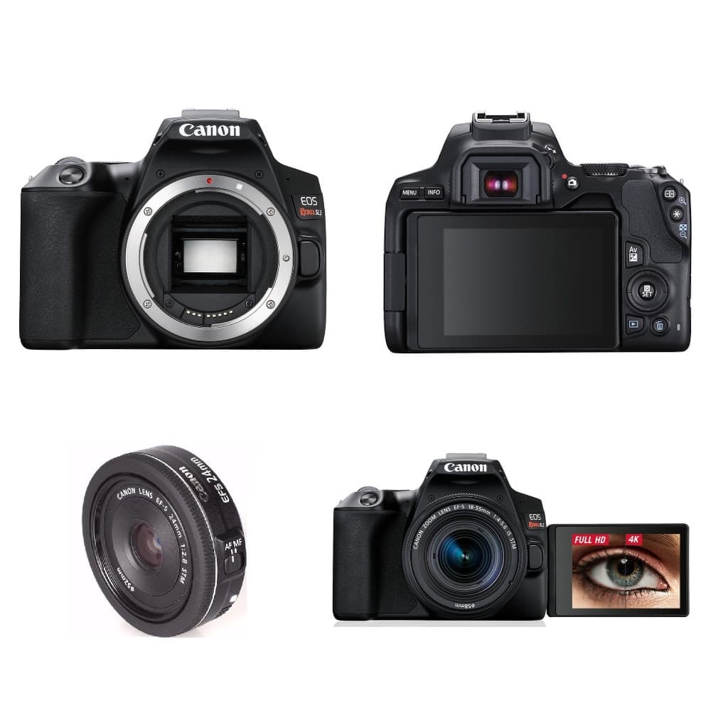 Câmera Seminova Canon Sl3 Perfeita, Lente 24mm - X0p1 - 8