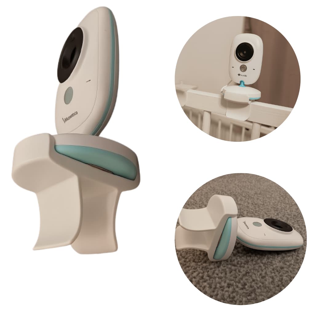 Suporte de Babá Eletrônica Para Berço Universal Ajustável Flexível Monitor Bebê  Vb603 Resistente