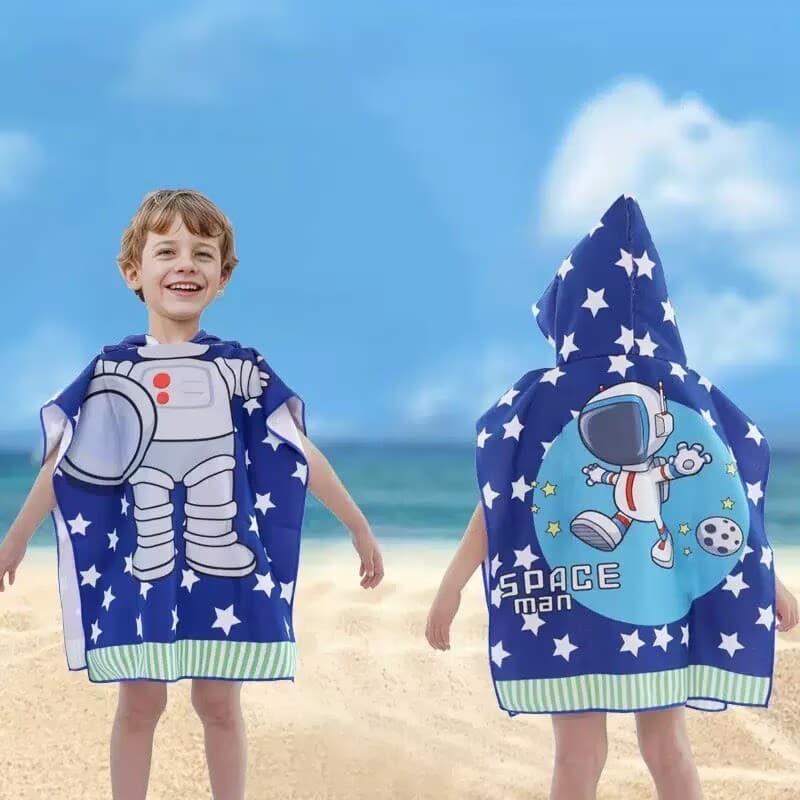 Toalha de Banho Infantil Premium | Roupão Bebê Crianças 0-7 Anos | Capuz Orelhinha | 100% Algodão Extra Macio