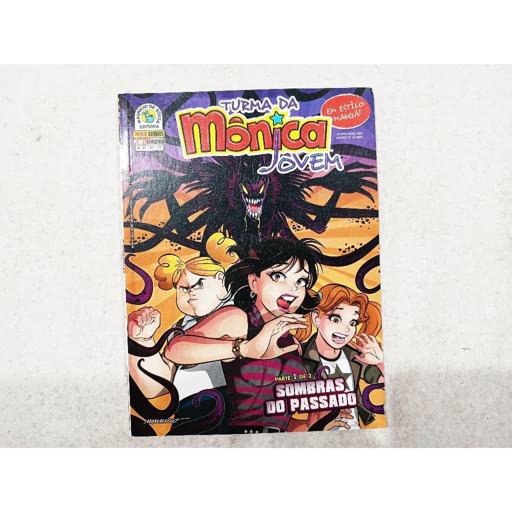 Revista Quadrinho Hq Turma Da Mônica Jovem N 51 Panini Novo