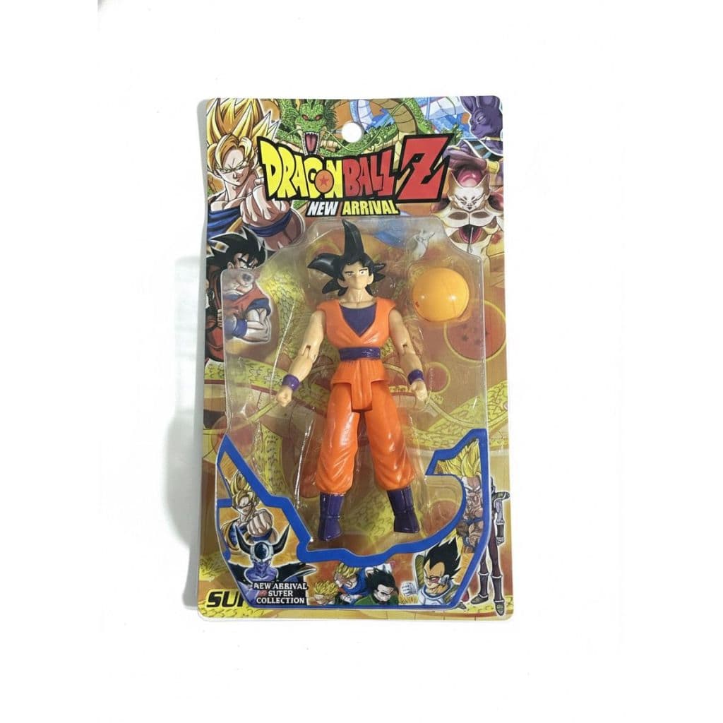 Kit Boneco Goku, Vegeta, Gohan, Majin Boo + Esfera Do Dragão Dragon Ball Z Articulado Dbz Anime Herói Colecionador