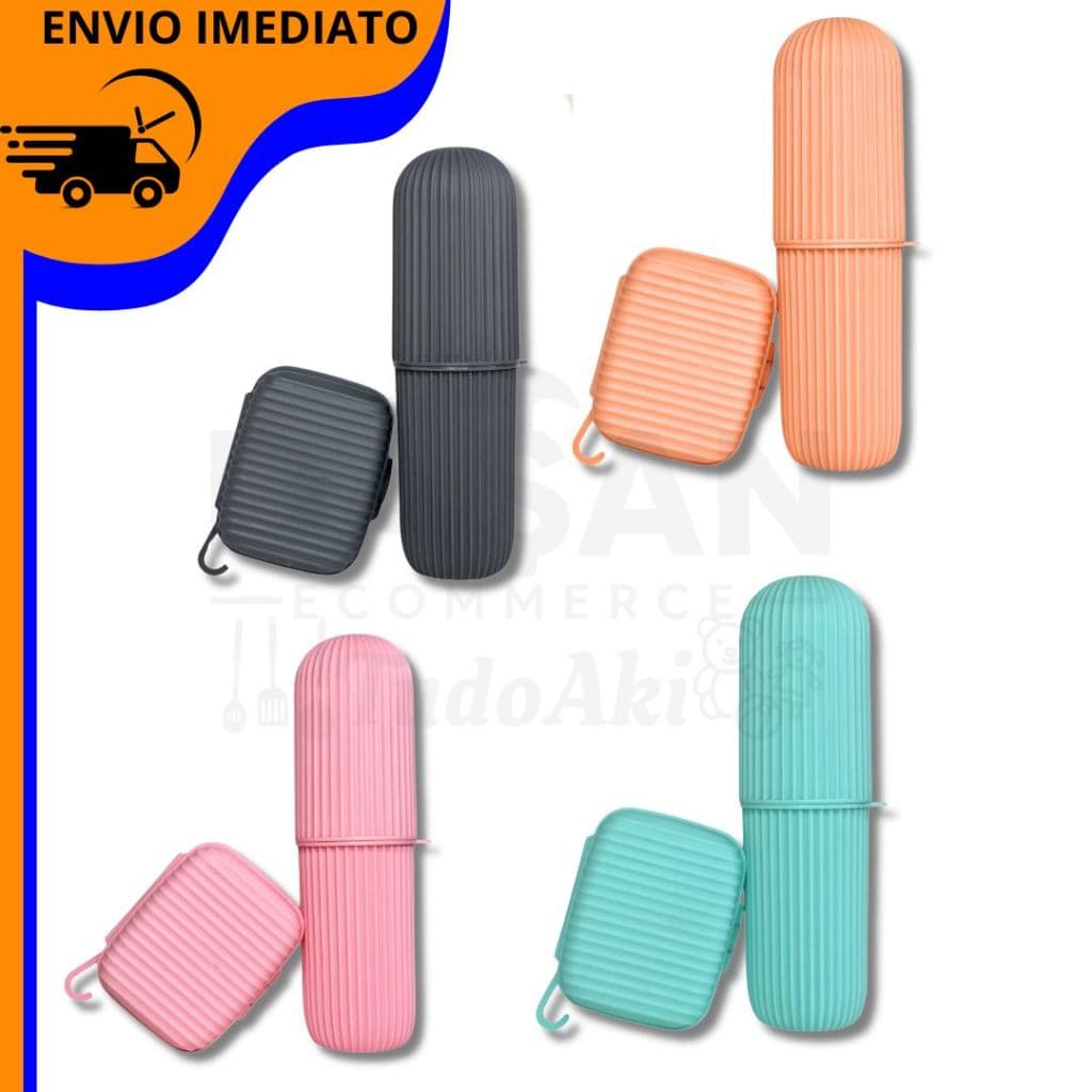 Porta Escova e Saboneteira Multiuso – Praticidade e Higiene em Viagens