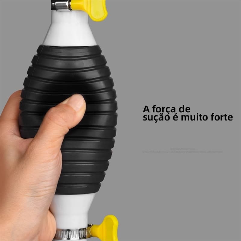 Bomba de Sucção Manual - Transferência de Óleo, Etanol, Água e Gasolina