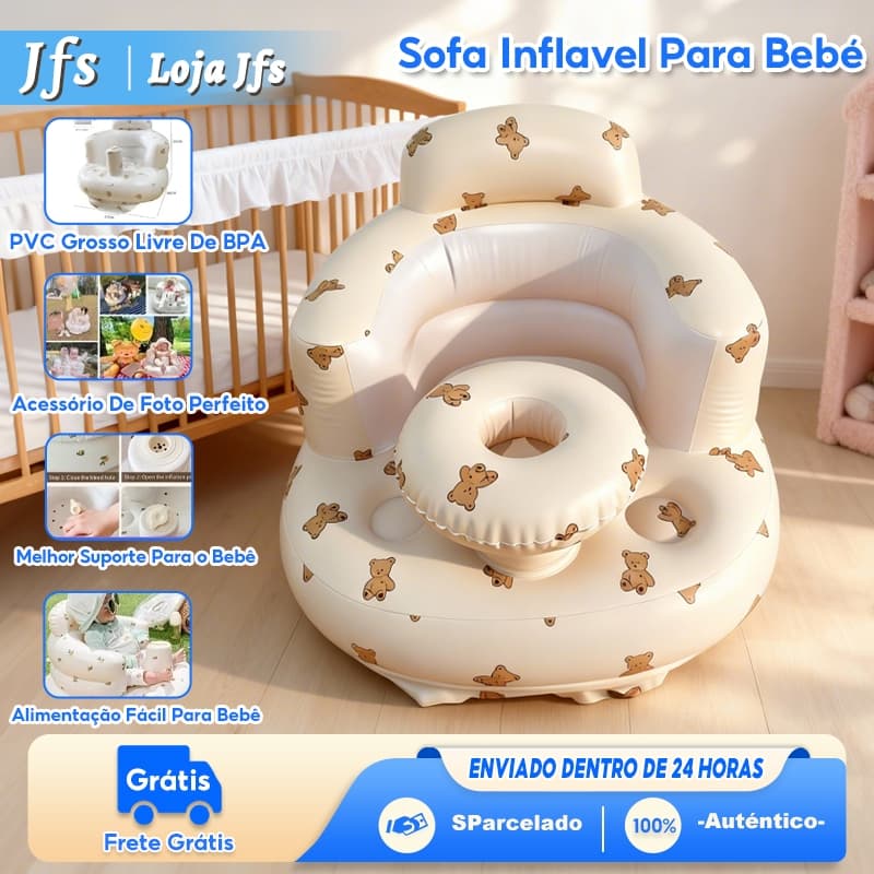 Sofá Inflável Cadeira De Bebê Alimentando Brinquedos De Banho Para Crianças Cadeira Alimentação Bebê