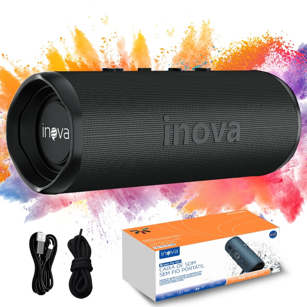 INOVA Caixa De Som Bluetooth Portátil À Prova D 'Água Com Bateria Esportiva caixinha de som bluetooth soundbar