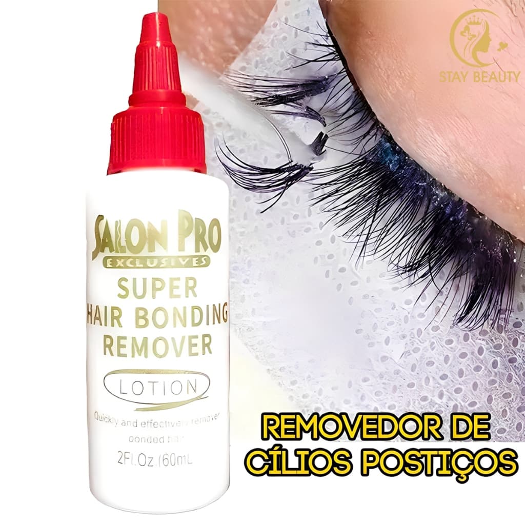 Removedor Salon Pro 60ml Profissional Para Cílios e Extensão