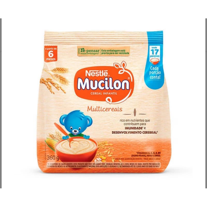 Cereal Infantil Mucilon Multicereais 360g