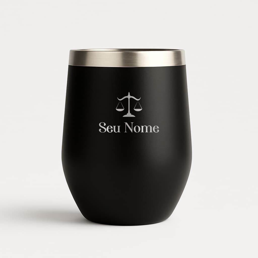 Cuia Térmica - 350ml Premium - Seu Estilo, Seu Nome, Sua Gravação a Laser.