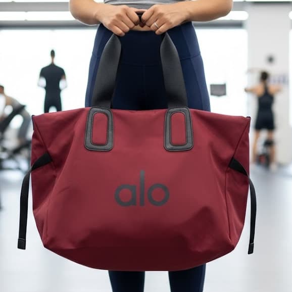 Bolsa de Yoga  Bolsa de Viagem de Mão Grande Capacidade Separação Seco-Úmido Resistente ao Desgaste Repelente.