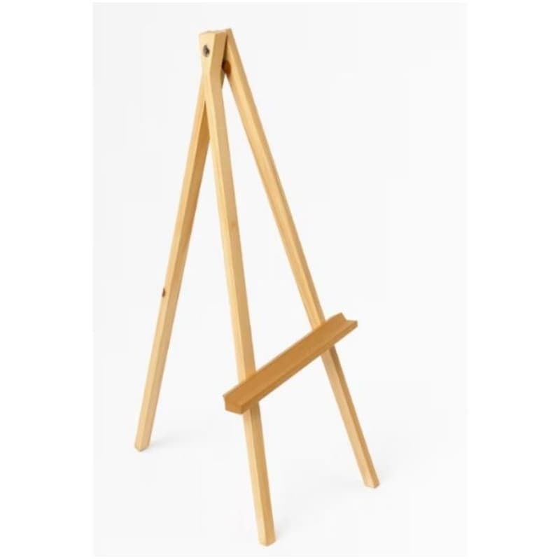 cavalete tripé de madeira 120 altura ideal para eventos em geral