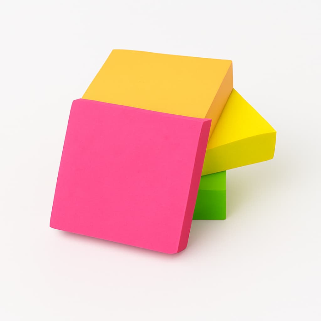 Kit Blocos Adesivo Neon e Pastel Para Anotações Bloco Colorido 400 folhas 800 folhas 2000 folhas e 4800 folhas