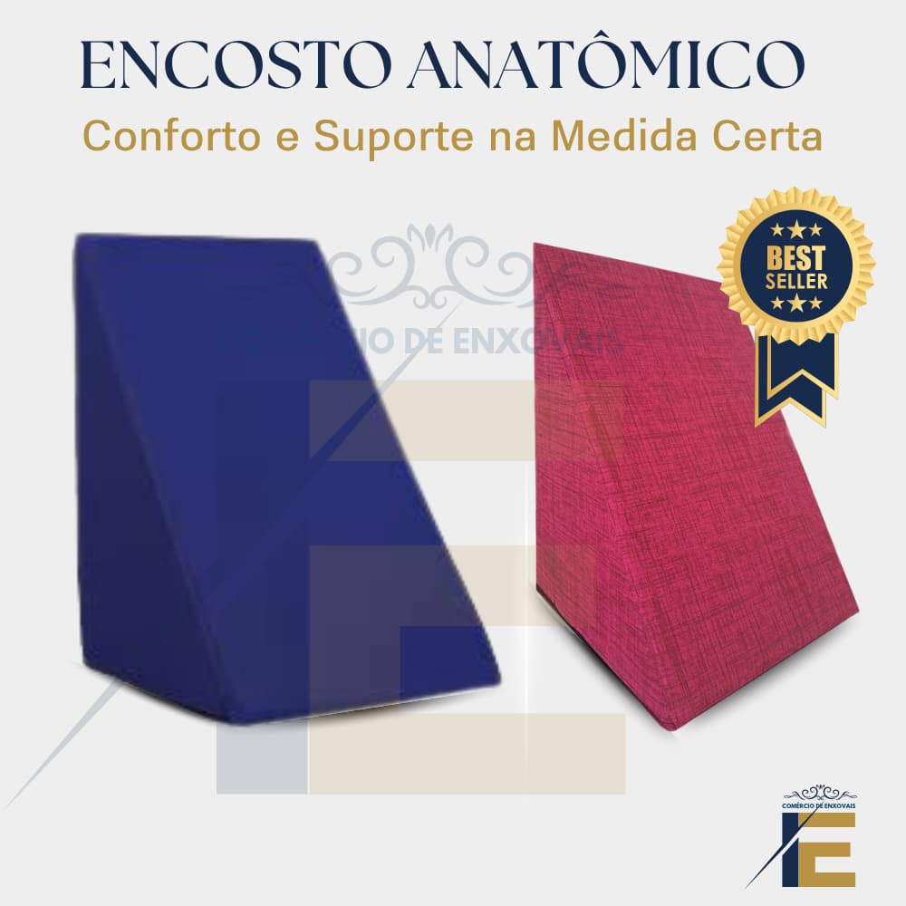 Encosto Anatômico Triangular – Mais Conforto para Leitura, Descanso e Recuperação