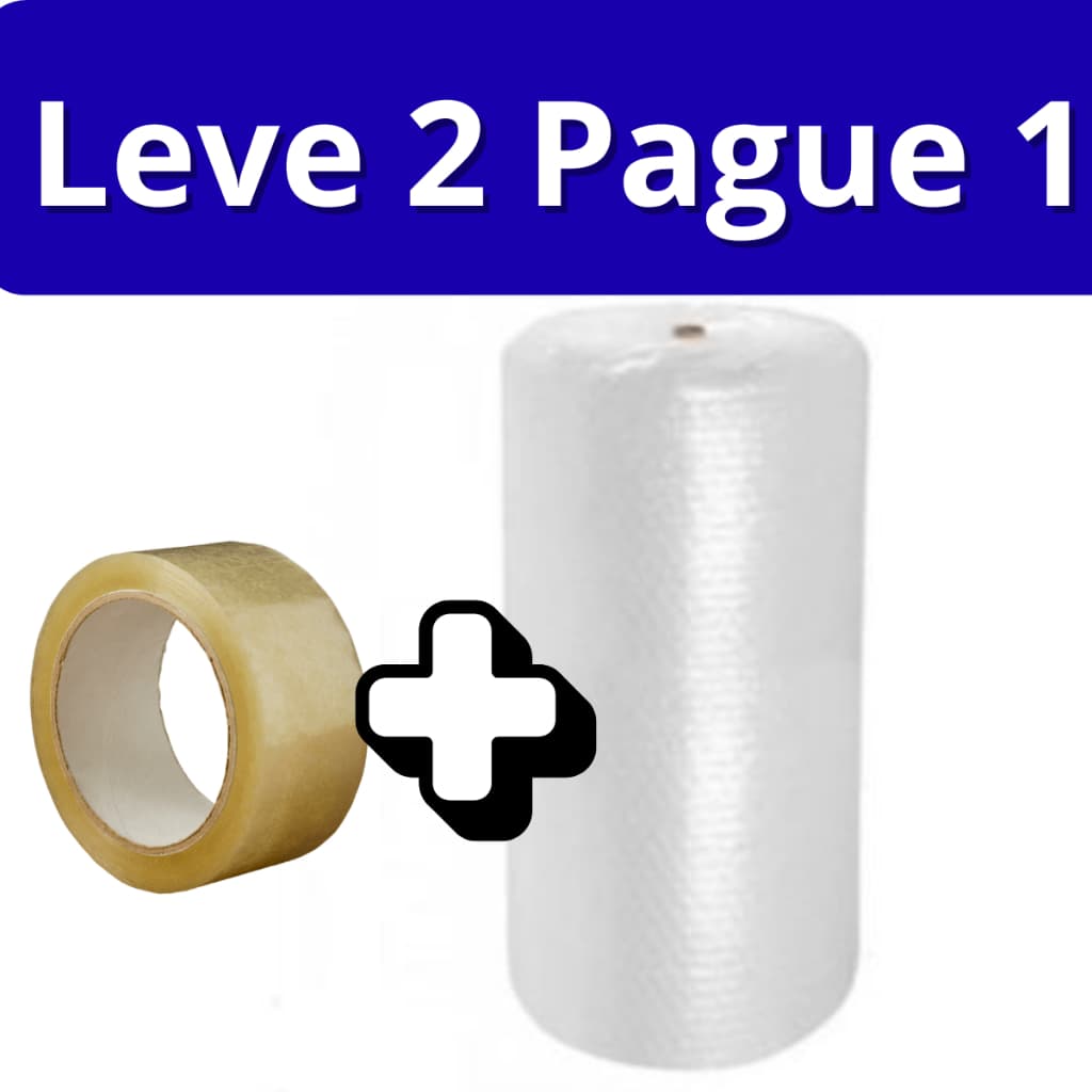 Bobina Plástico Bolha - Proteção na mudança 43 cm c/ 25 micras Resistente