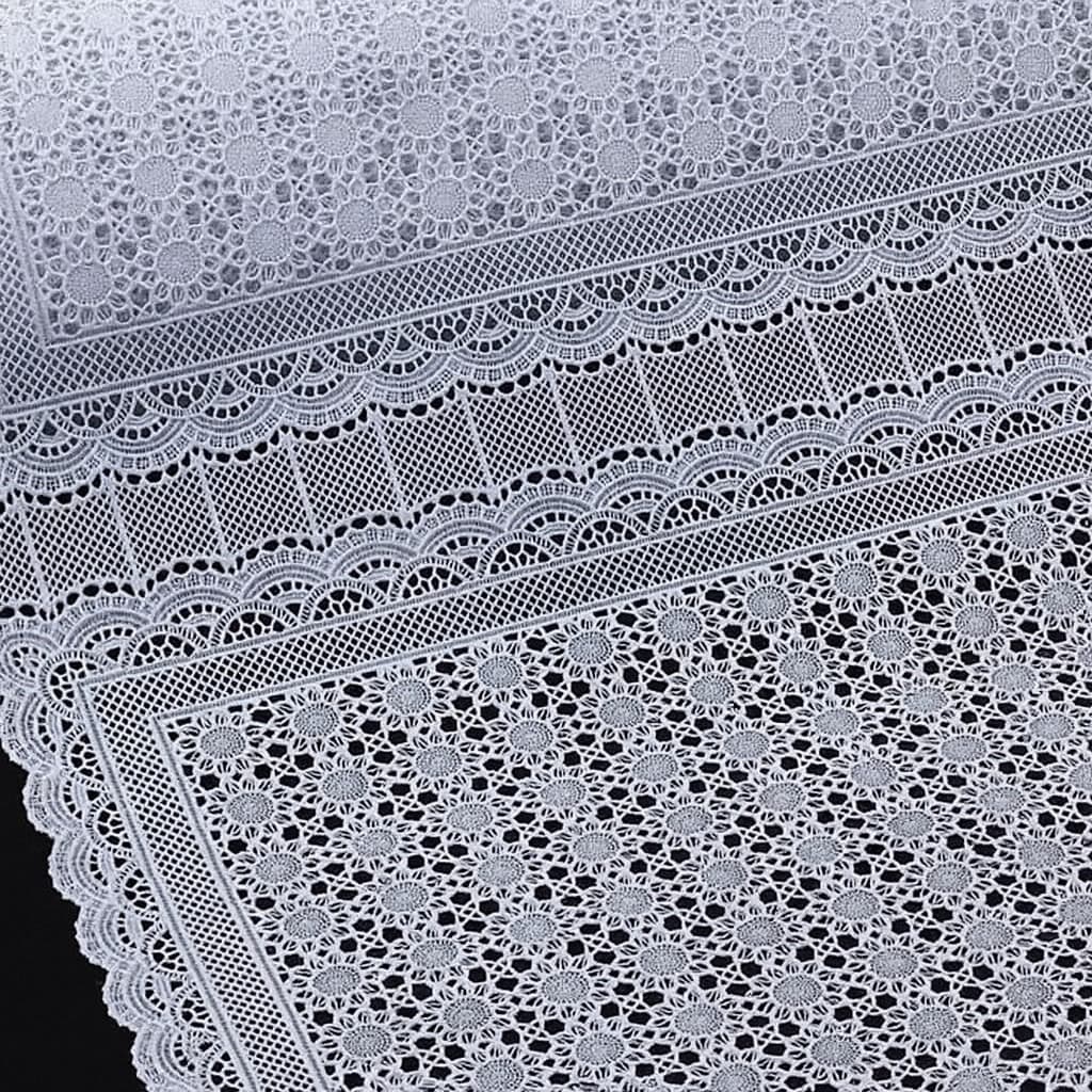 Kit 3 Forros Laváveis PVC Rendado Branco 53×35 cm – Antiderrapante para Geladeira