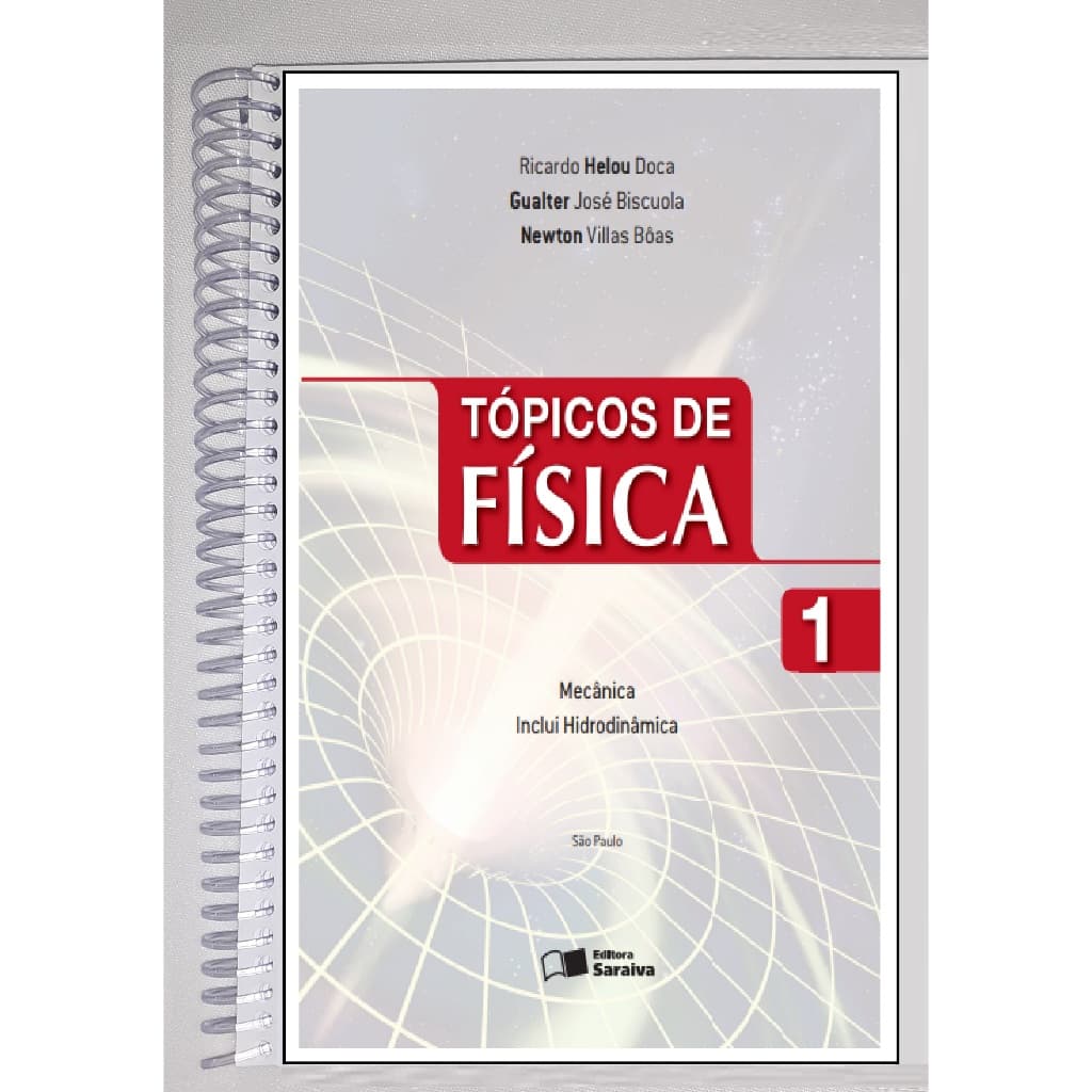 Tópicos de Física - Colorido, encadernado, formato livreto, tamanho A5, ótima impressão