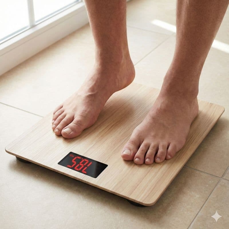 Balança Digital Quadrada 180kg Amadeirada-Importada-vida saudável-perder peso-regime-vida nova- Black Friday