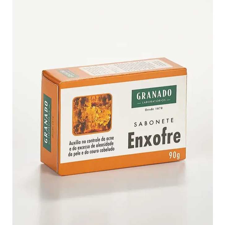 Sabonete Enxofre Granado 90g — Kit c/ 2, 3 ou 6 Unidades | Tratamento Antiacne e Oleosidade | Original