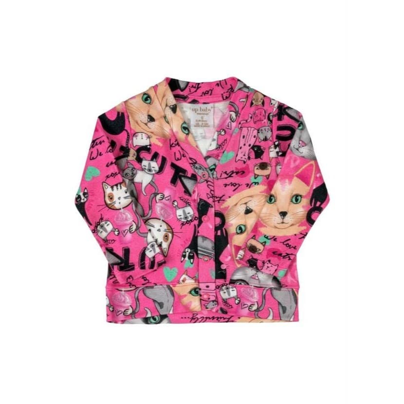 Casaquinho Cardigan Bebê em Suedine – Up Baby