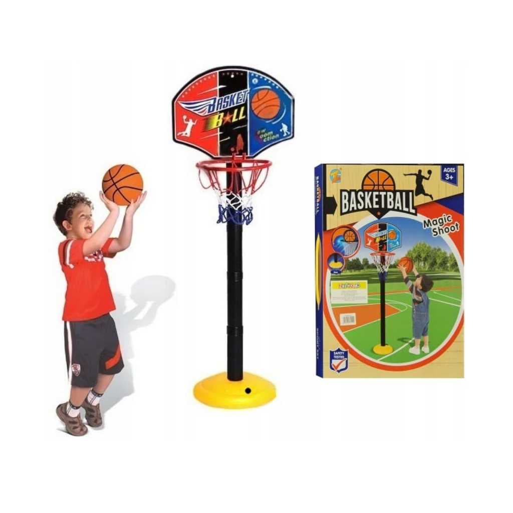 Cesta De Basquete Oficial Infantil Com Bola Bomba Rede 1.20m