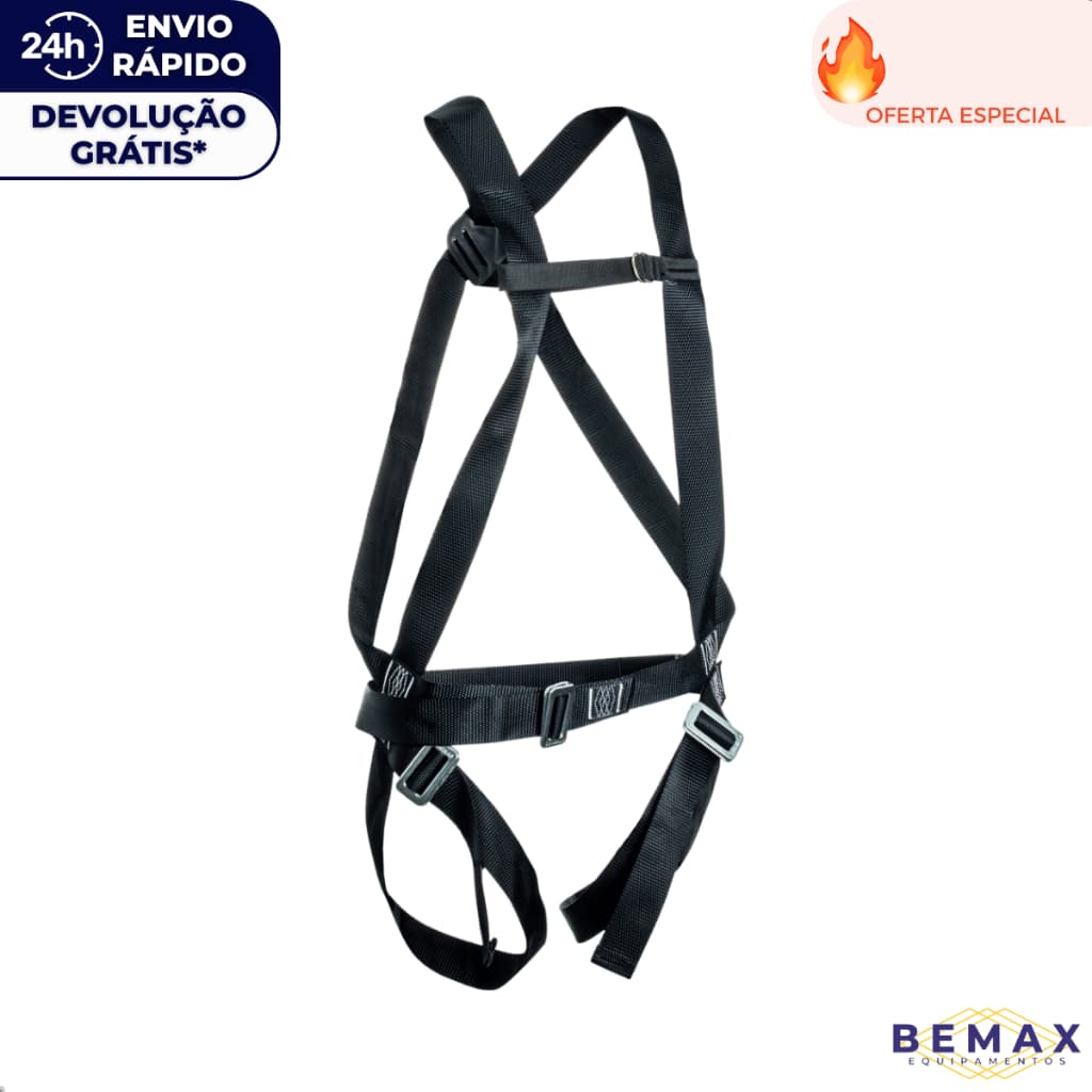 Cinto Paraquedista Segurança 1 Ponto Ancoragem AT 7010 Athenas Para Trabalho Em Altura Epi