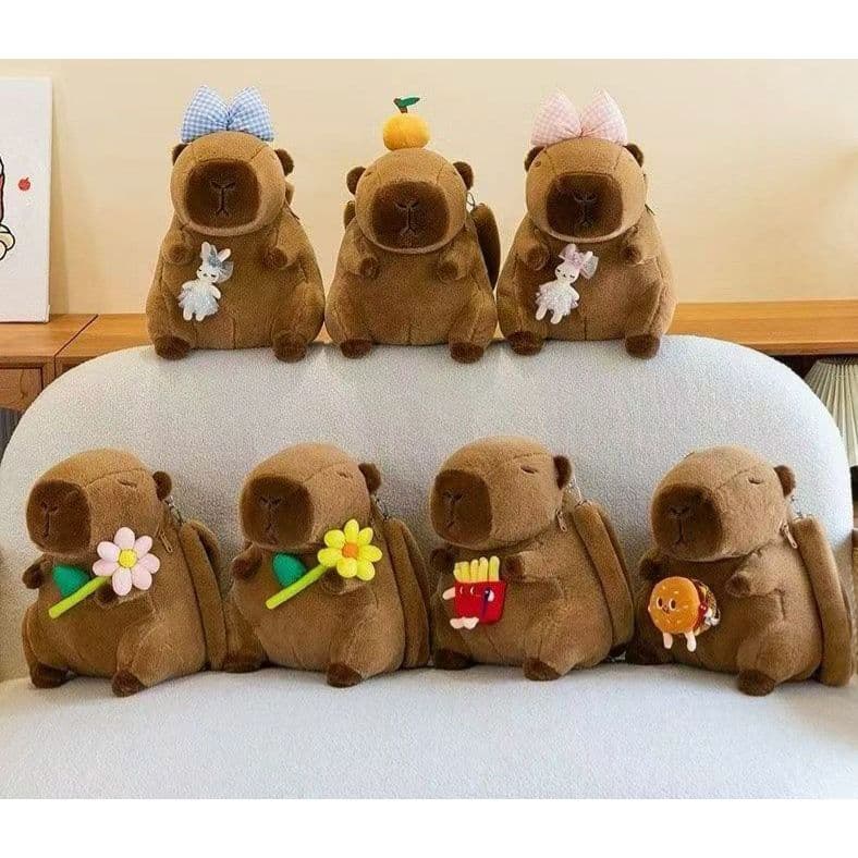 Mochila Pelúcia Capivara – Super Fofa e Charmosa!