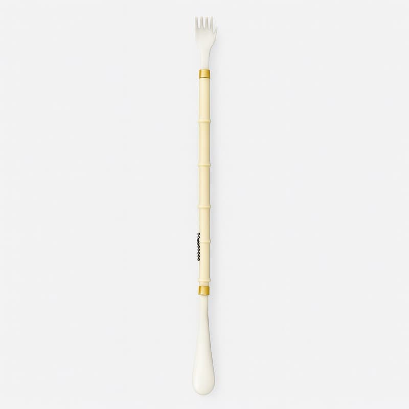 Calçadeira de Plástico para Sapatos + Mãozinha para Coçar as Costas 2 em 1 – Conforto e Praticidade 49,5cm