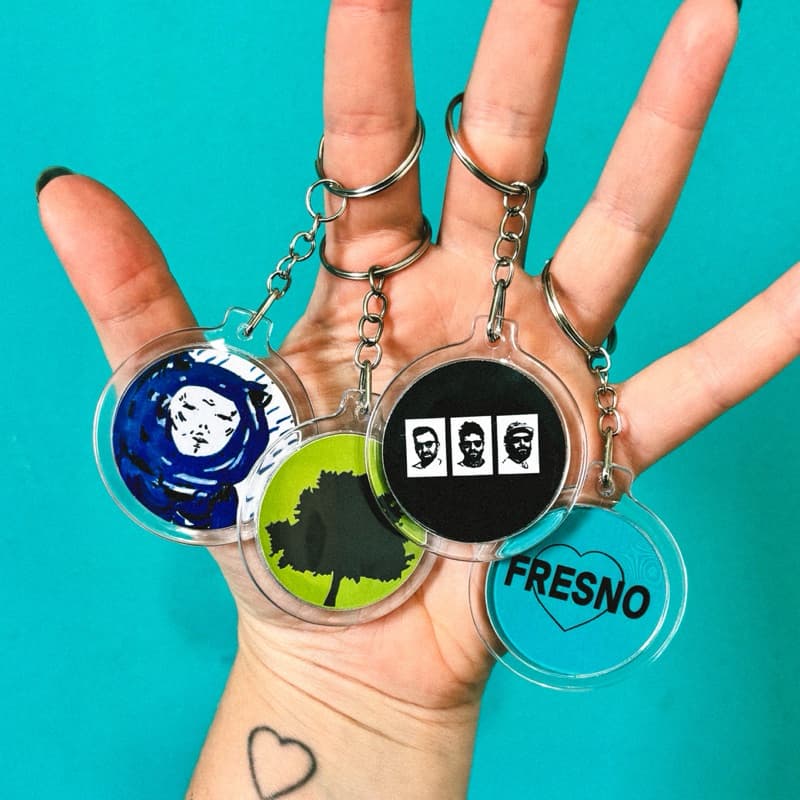 Chaveiro Acrílico Cacareco - Banda Fresno Emo