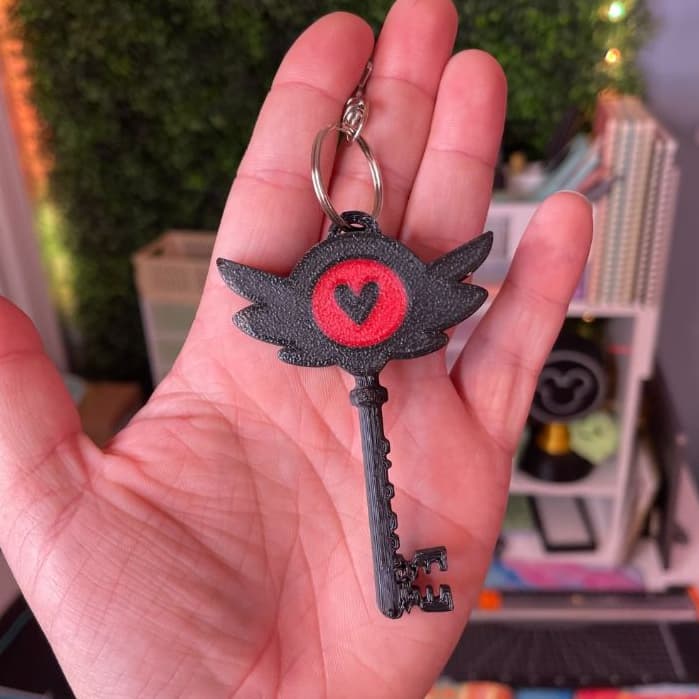 Chaveiro Chave Hazbin Hotel Helluva Boss Animação Anime