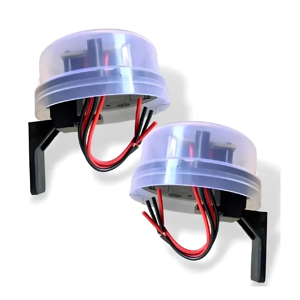 Kit 02 Rele Fotocelula Sensor Corujito Qr51 C/suporte