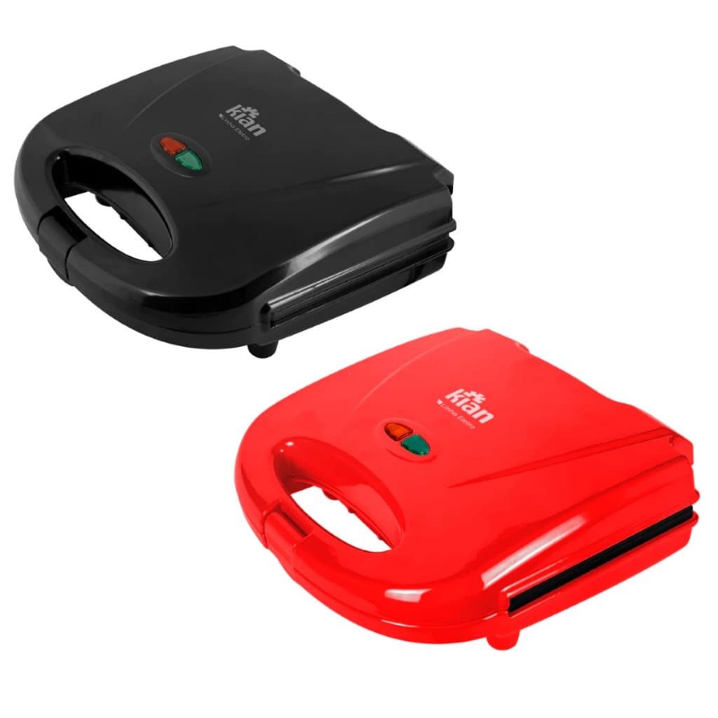 Sanduicheira Grill Kian antiaderente 2 em 1 chapa eletrica