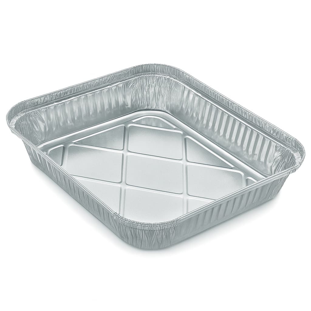 Marmitex De Alumínio 2.000ml Manual C/ Tampa 20 unidades.