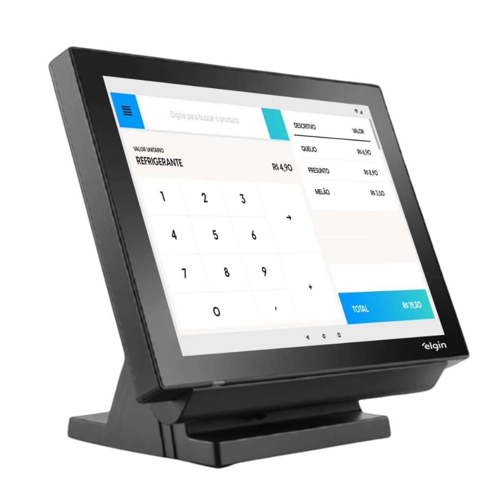 Pdv Elgin Touch Screen Aquiles 15 Pol I3 Ssd 120gb 4Gb ram