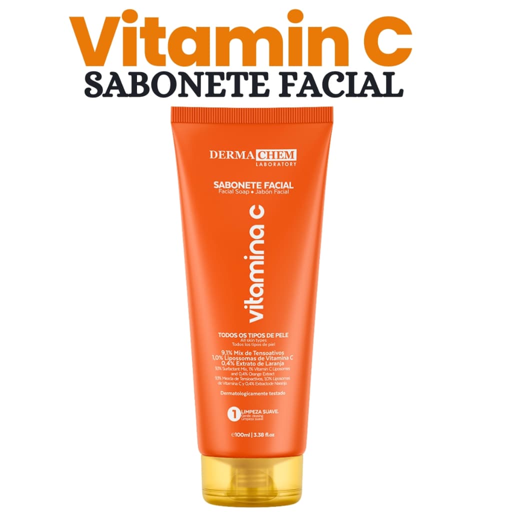 Sabonete Facial Vitamina C Clareamento de Pele 100ml