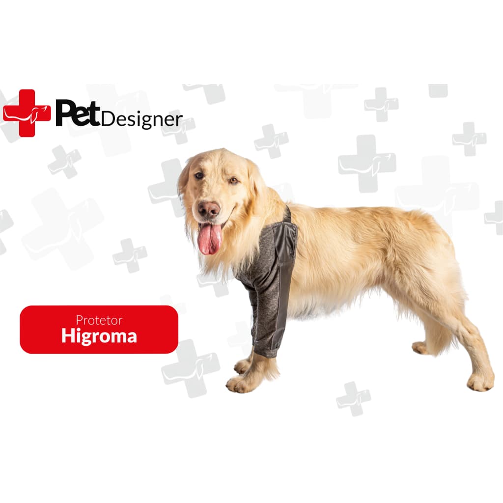 Protetor Cotoveleira de Higroma para Cães – Conforto e Proteção para Cotovelos - Tamanho 3 a 9