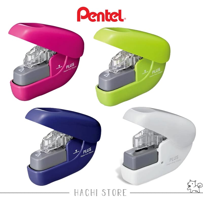 Grampeador sem grampo Plus PENTEL
