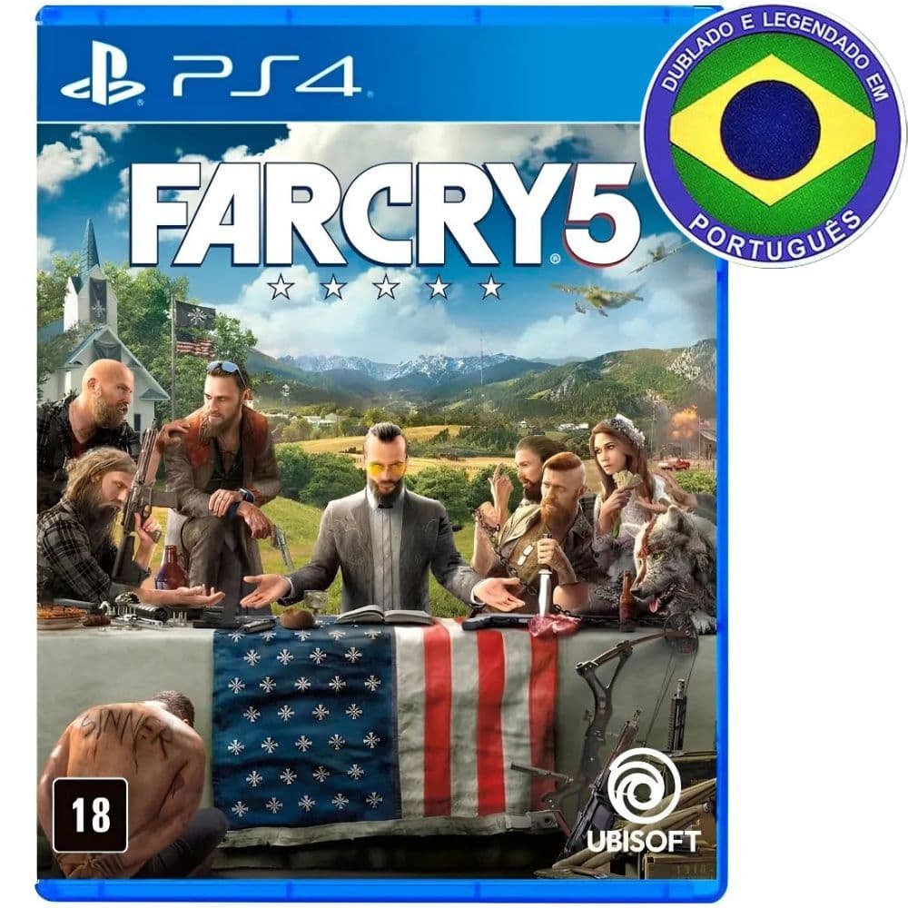 Far Cry 5 Ps4 Mídia Física Dublado Português Playstation 4