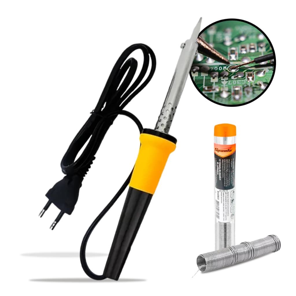 Kit Ferro De Solda 60W Soldador 40W 110v 220v
