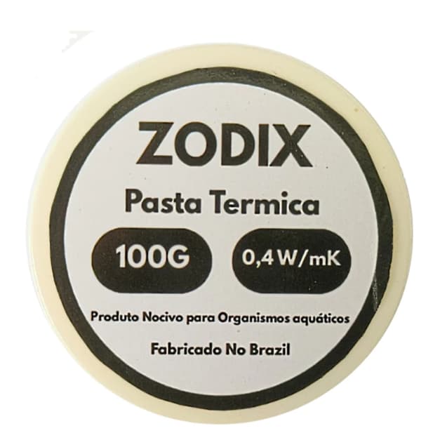 Pasta Térmica 100g branca Zodix Processador Cpu