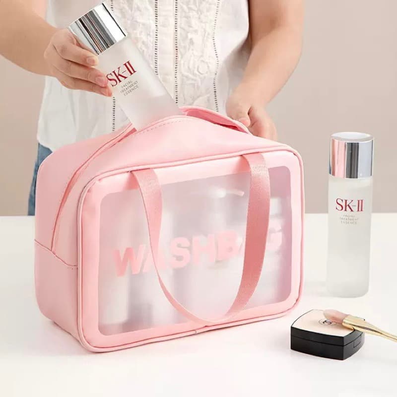 Bolsa Necessarie Transparente WashBag Organizadora Impermeáve