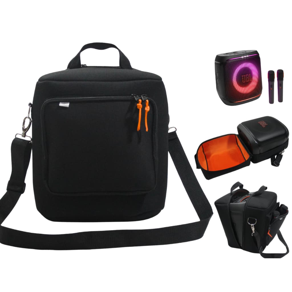 Capa Case Compatìvel Com Nova Partybox Encore 2 - Com Bolso P/ Microfone