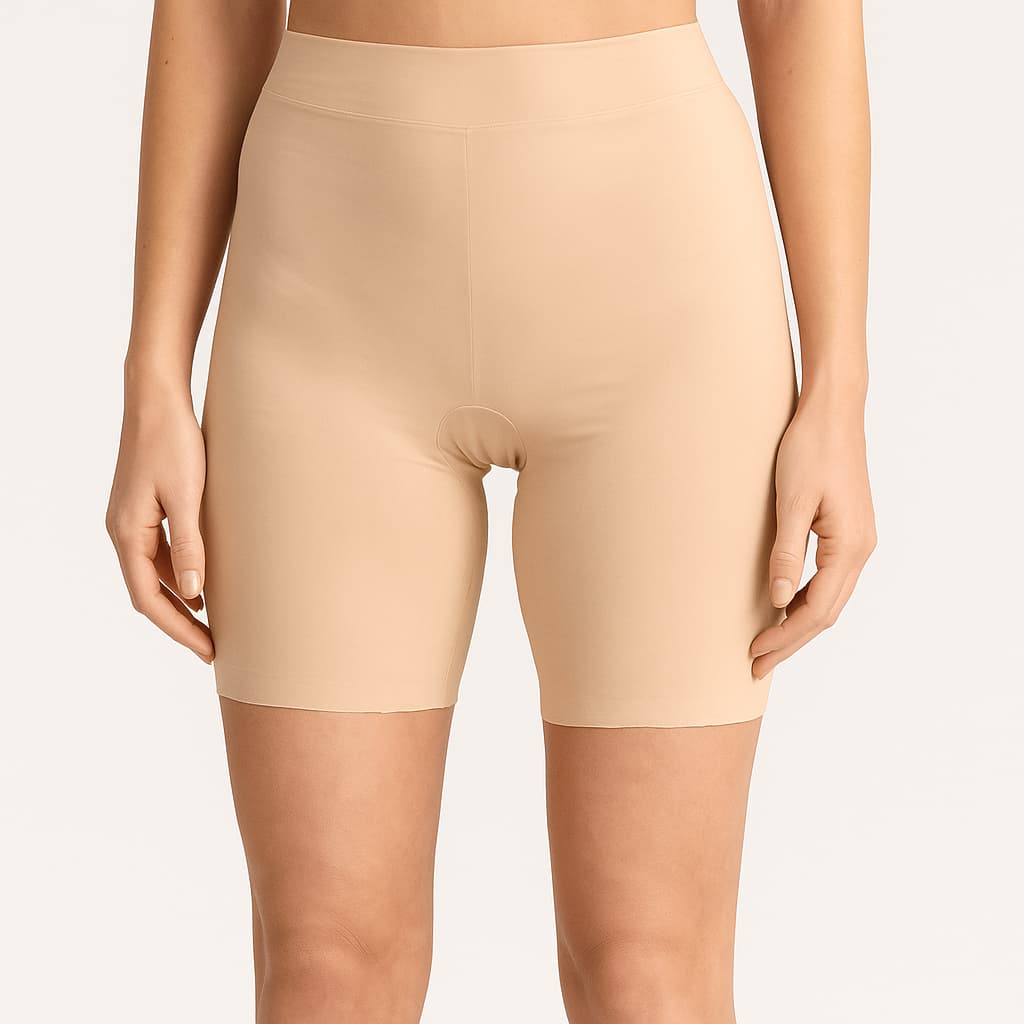 Short Modelador Feminino Sem Costura de Cintura Alta – Conforto, Elasticidade e Efeito Modelador