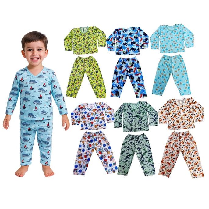 Kit 4 Peças de Pijama Infantil Menino ENVIO IMEDIATO