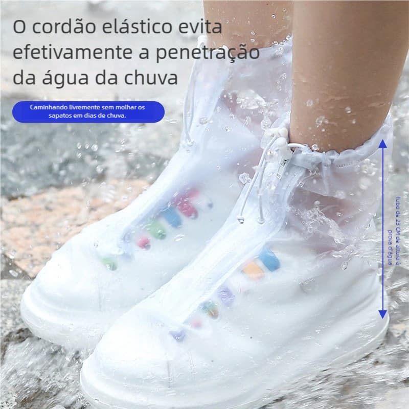 Capa de Sapato Silicone Impermeável - Antiderrapante Unissex | Uso Interior e Exterior