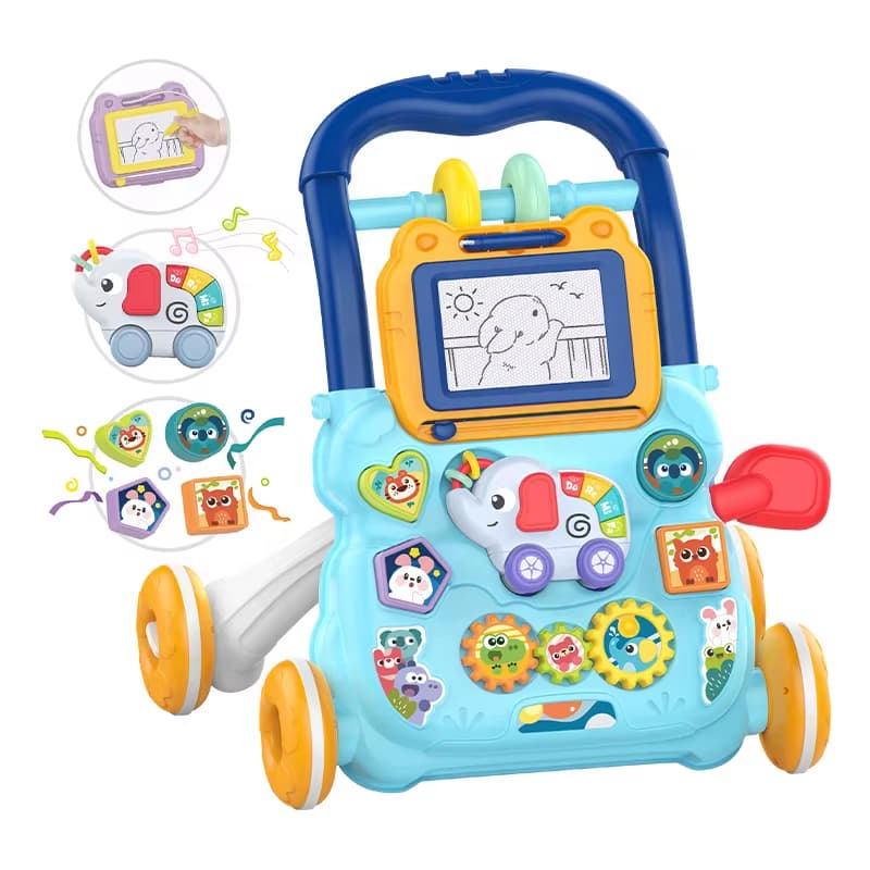 Andador Didático Bebê Musical Empurrador Quadro Magico Infantil Baby P20