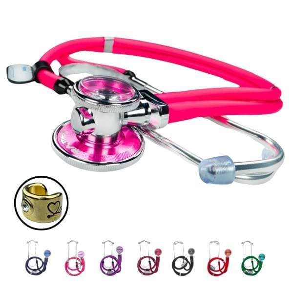 Estetoscopio Rappaport Duplo Premium Pamed Incoterm Adulto Pediatrico Infantil Profissional
